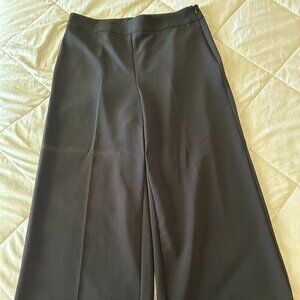 Wide Leg Black Professional Pants